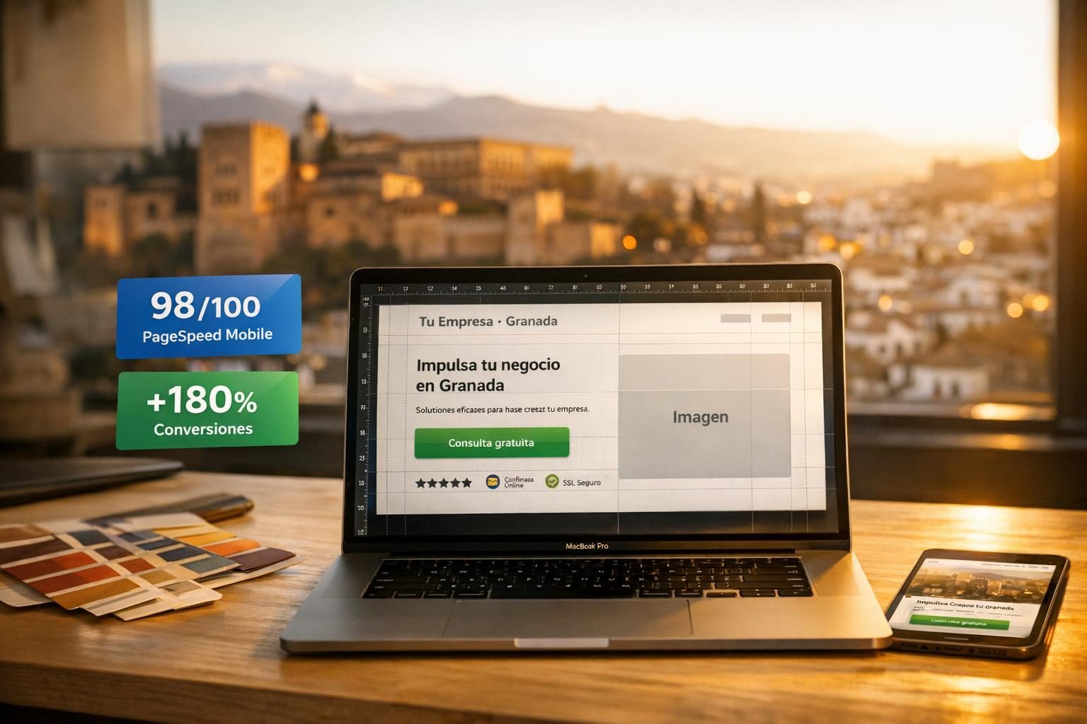 Diseño Web en Granada — Diseño Web Profesional en Granada — Páginas que Convierten