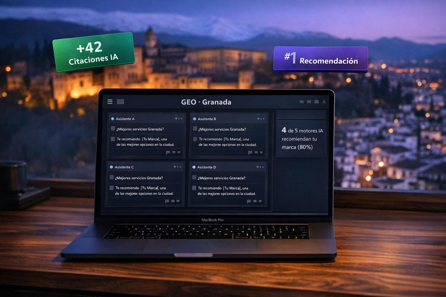 GEO en Granada — GEO en Granada — Posicionamiento en ChatGPT, Gemini y Copilot